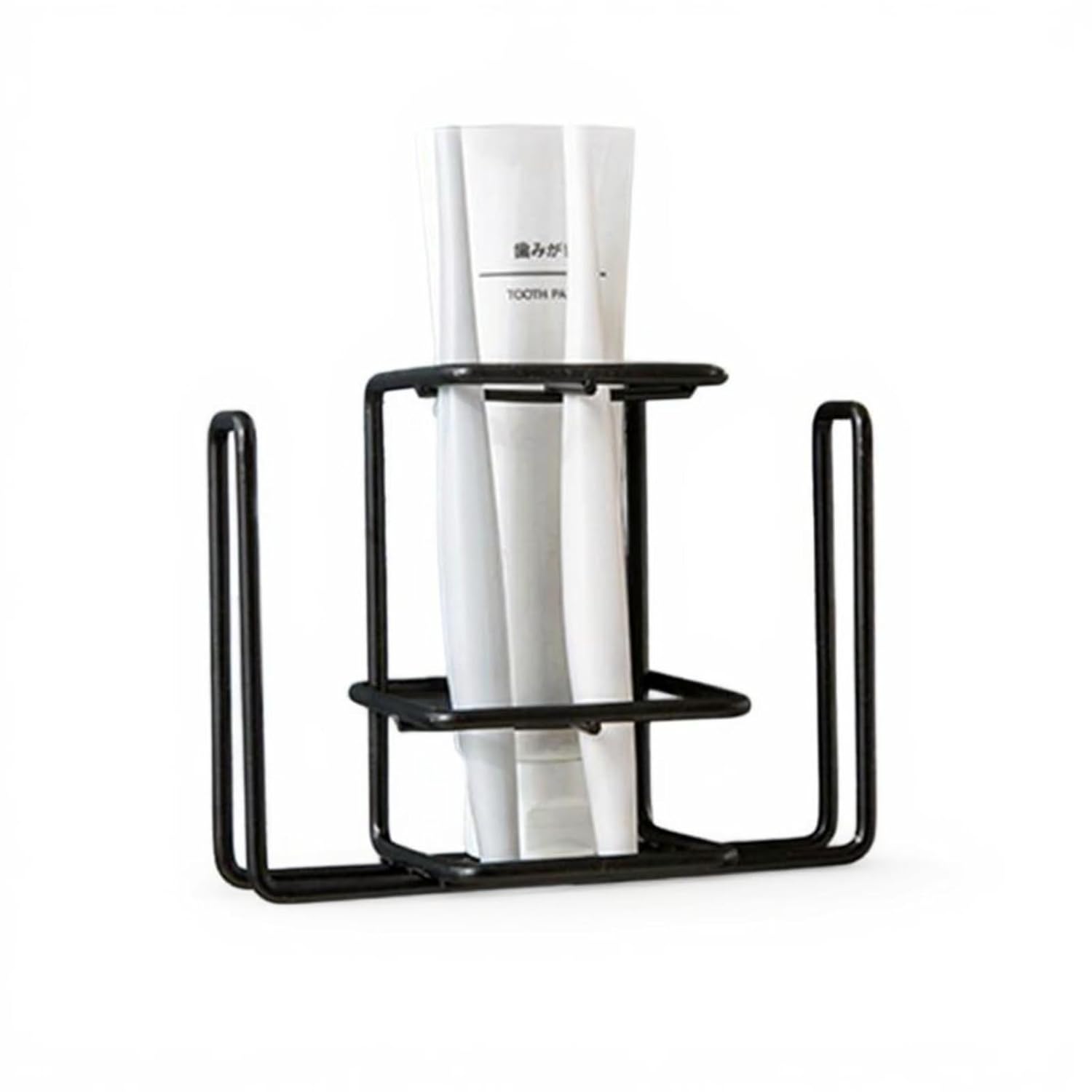 Extra Wide Adhesive Shower Caddy Wall Mounted Black Metal Storage Basket for Bathroom Toiletries and Kitchen Spice Rack Organizer